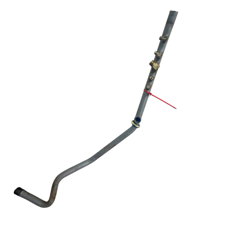 Returrör oljekylare-ventilblock